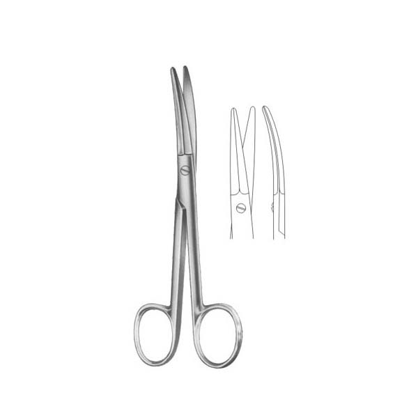 Aufricht Fine Scissors, Straight W/ Slender Chamfered Blades, Sharp, 6" (15.2 Cm)